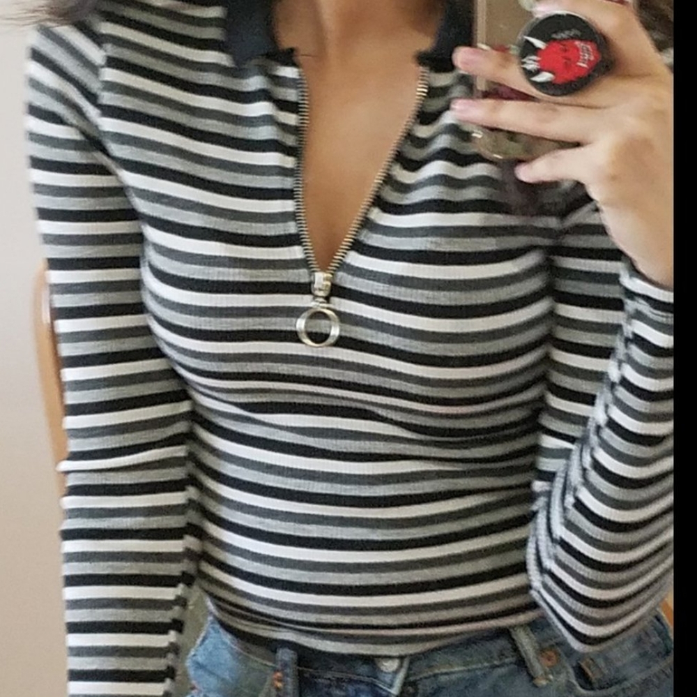 Long Sleeve Collared Shirt